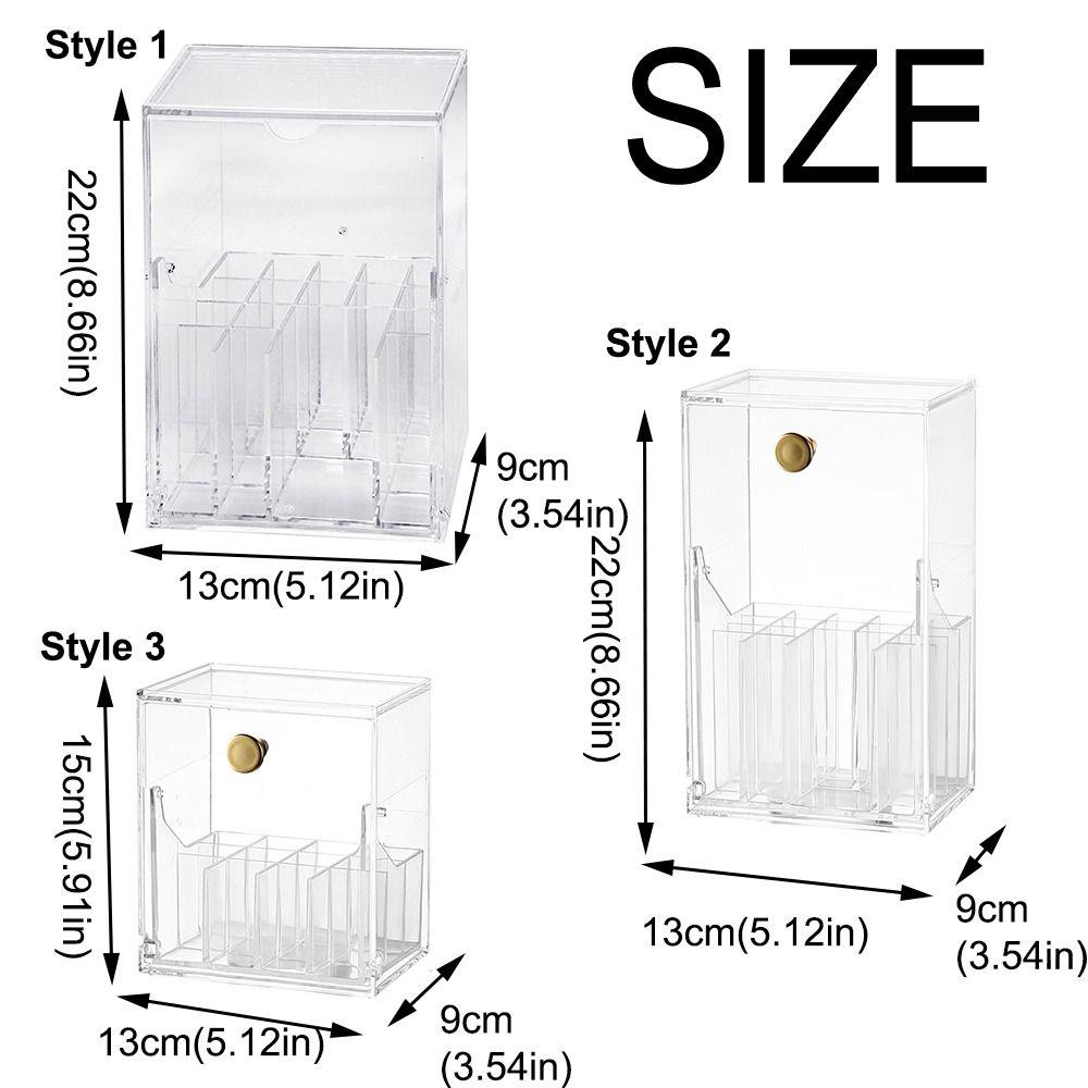 with Lid Makeup Display Rack Transparent Makeup Brushes Holder  Dressing Table