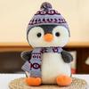 Cartoon Hat Penguin Plush Toy Ski Resort Event Gift Scarf Penguin Children Creative Backpack