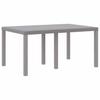 Garden Dining Set 7 pcs Light Gray Poly Rattan