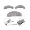 False Beard False Eyebrow Stick-on Mustache Old Man Cosplay Costume Party Prop