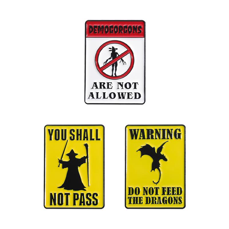 3pcs/set Cartoon Anime Movie Role Brooch Enamel Pins Custom Film Peripheral Souvenir Badges Clothes Lapel Gift for Friend