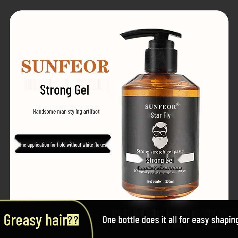 250ml Gel Pomata Tenuta Forte per lo Styling dei Capelli