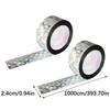 Reflective Bird Repellents Fright Tape Flashing Tape Double-Side Deter Pigeons Birds Ribbons For Orchards And Farms
