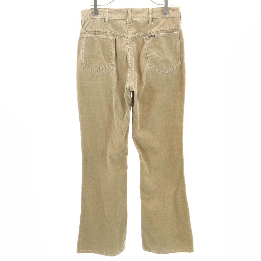 Pantaloni di velluto a coste BIG YANK anni '70 '80 Vintage 42 cerniera TALON svasati da uomo usati