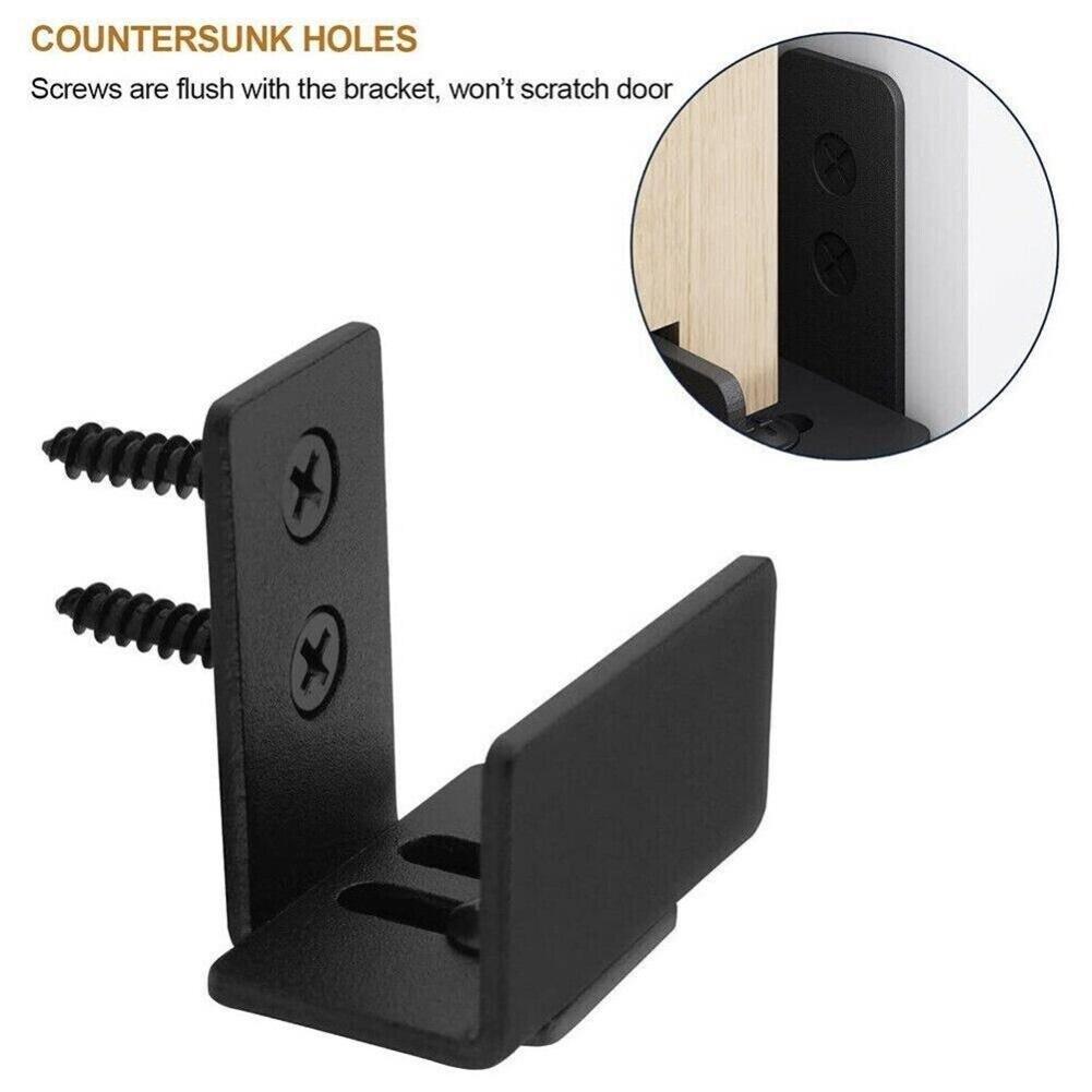 Bottom Barn Door Guide Swing Stop Carbon Steel Hardware