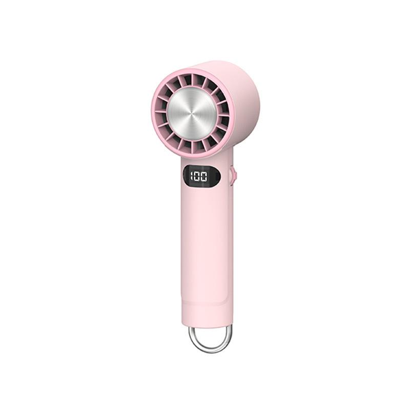 USB Charged Mini Handheld Fan with 100 Speed Settings for Strong Outdoor Wind