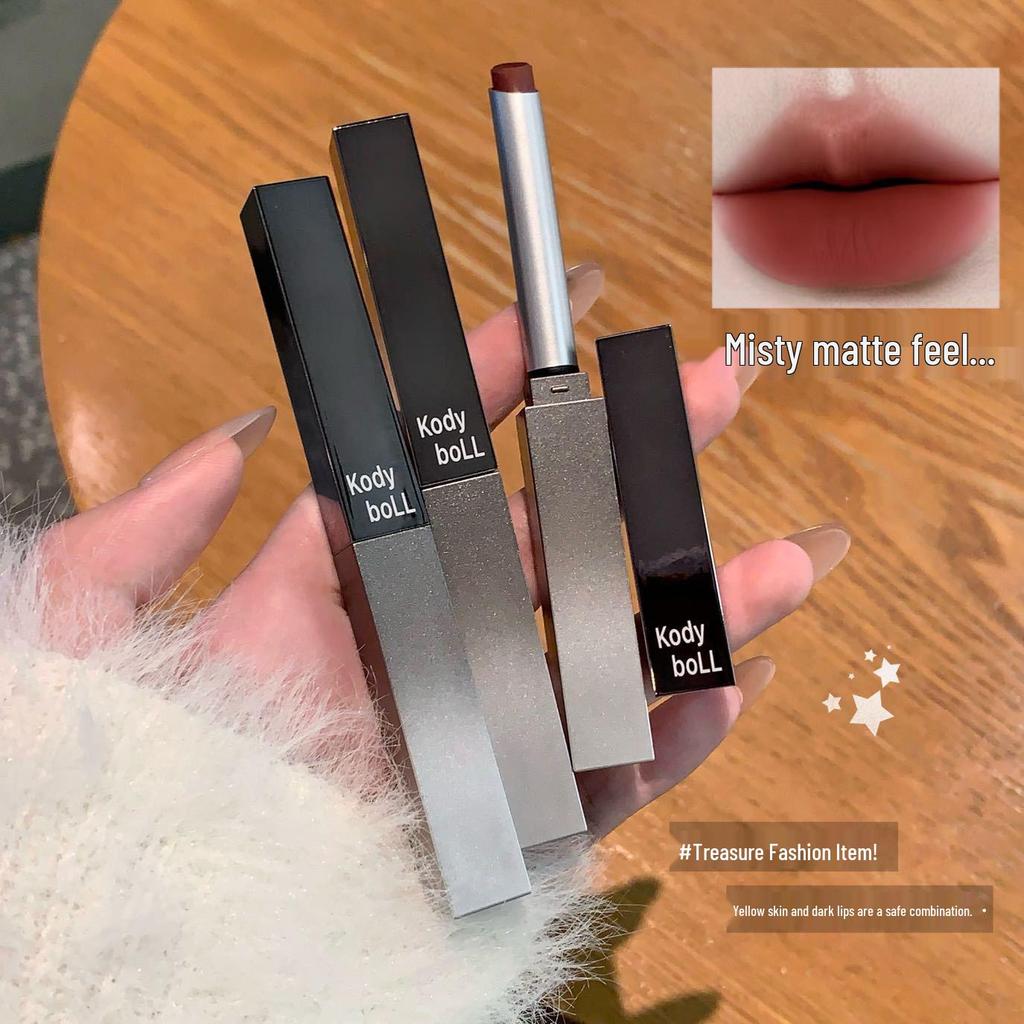 KodyboLL Flashy Matte Silky Lipstick for Yellow Skin - Moisturizing, Brightening, Perfect for Bare Face