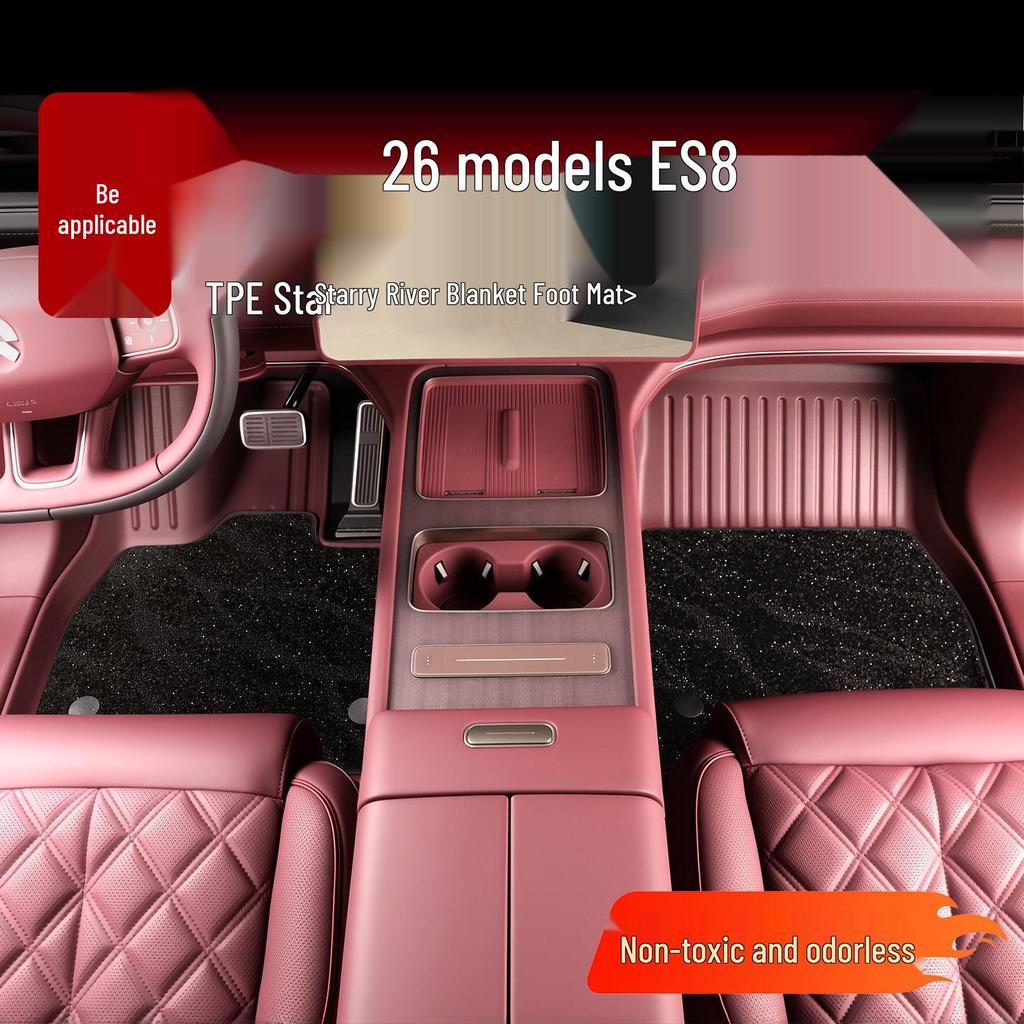 Nio ES8 TPE Floor Mats & Trunk Mat Set: Full Coverage Car Interior Accessories for 26 Models
