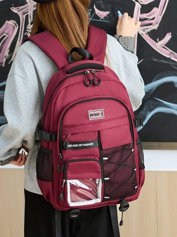 External Trade Large Capacity Travel Backpack With Nylon For School Students