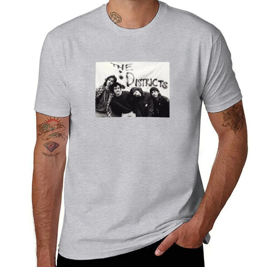 The Districts Image T-Shirt Vintage Clothes Plain Mens Vintage T Shirts