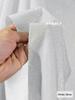 Shiny High Elasticity Fabric Fashion Stage Clothing Knitted White Silver Fabric By The Yare Diy Cloth Sewing Material