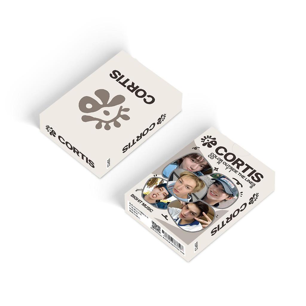 Korean Boy Group 55-Card Boxed Set: Laser-Cut Postcard Collection