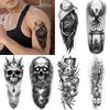 3pcs Tatuagem Temporária Tatuagens Temporárias Realistas Rosas Tatuagem de Cobra Para Mulheres Braços Coxas
