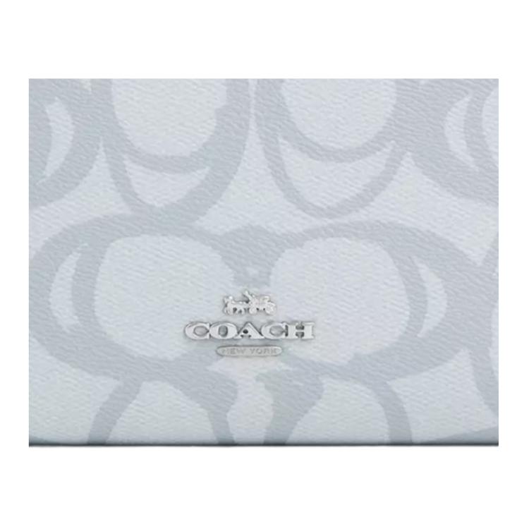 Coach Signature Canvas 20 Shoulder Crossbody Bag Women Bags Ice-Blue CBL93-SVNB9