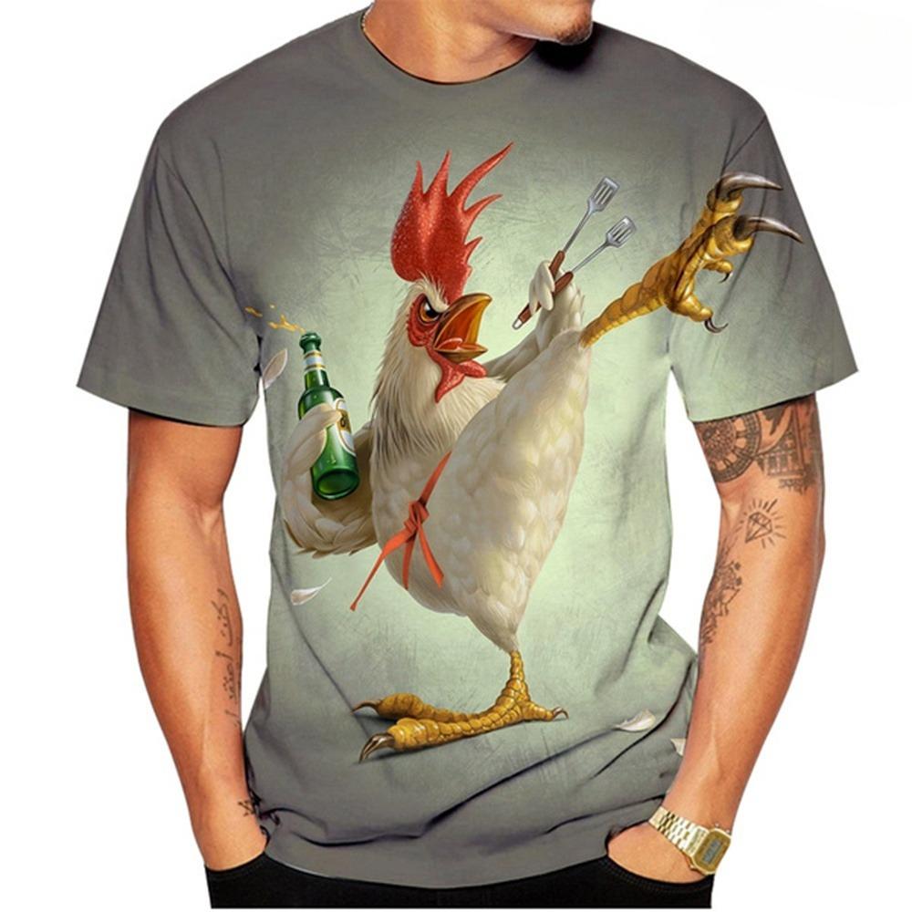 

Summer Trendy Novel Animal Pig 3D Printed T-shirt Fun Pig Casual Comfortable O-neck Top Men Cute Cartoon Anime Short Sleeved Clothing 5XL