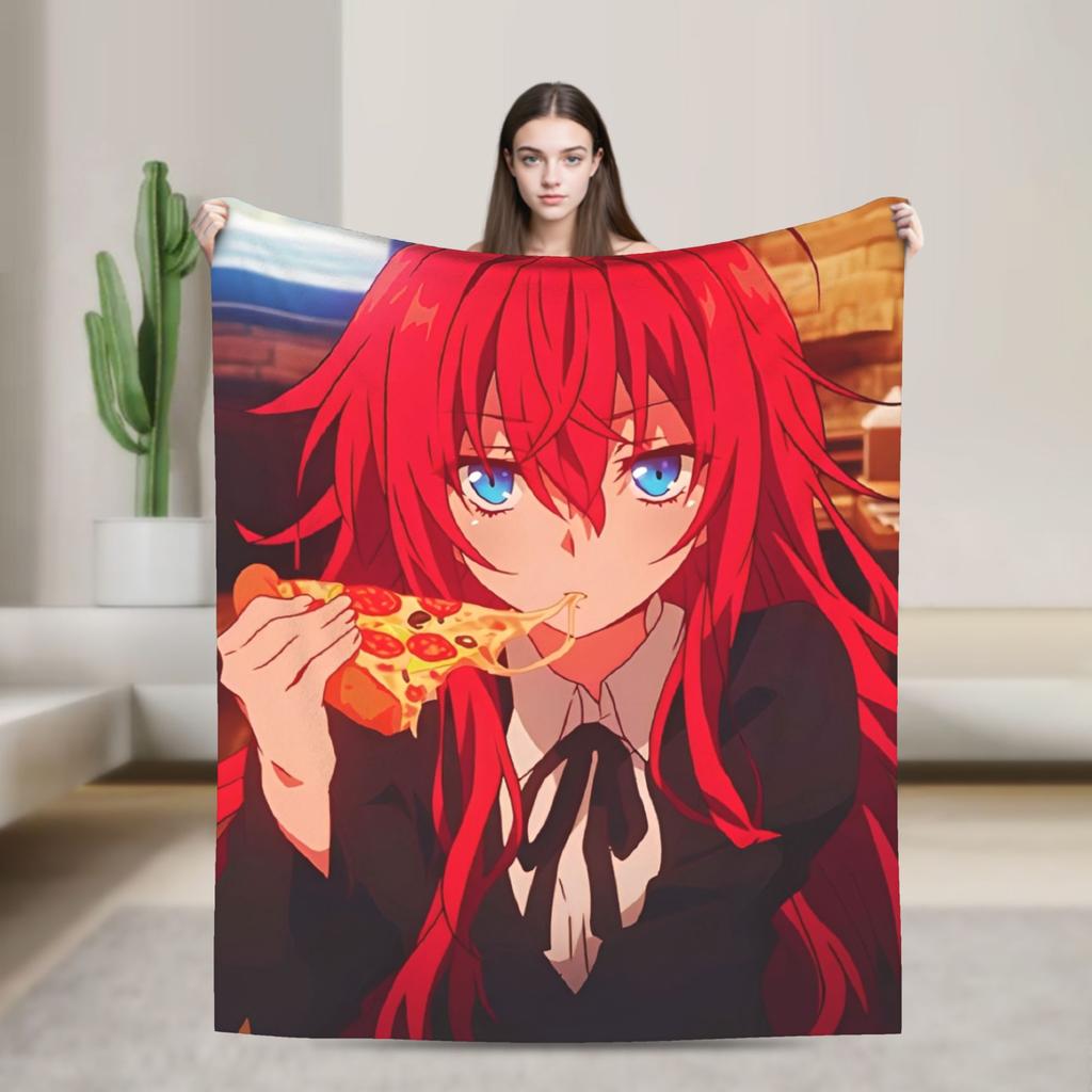 High School DxD Anime Blanket Quality Warm  Bedding Throws Autumn Travel Office Couch Chair Pattern Bedspread