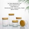 4piece Glass Spice Containers Set For Organized Kitchen Storage Solutions 10 Oz Containers With Lids