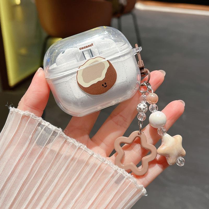 Cute Cartoon Earphone Case For Samsung Galaxy Buds 3 Pro TPU Shell Transparent Headphone Cover For Galaxy Buds3 Protective Cover