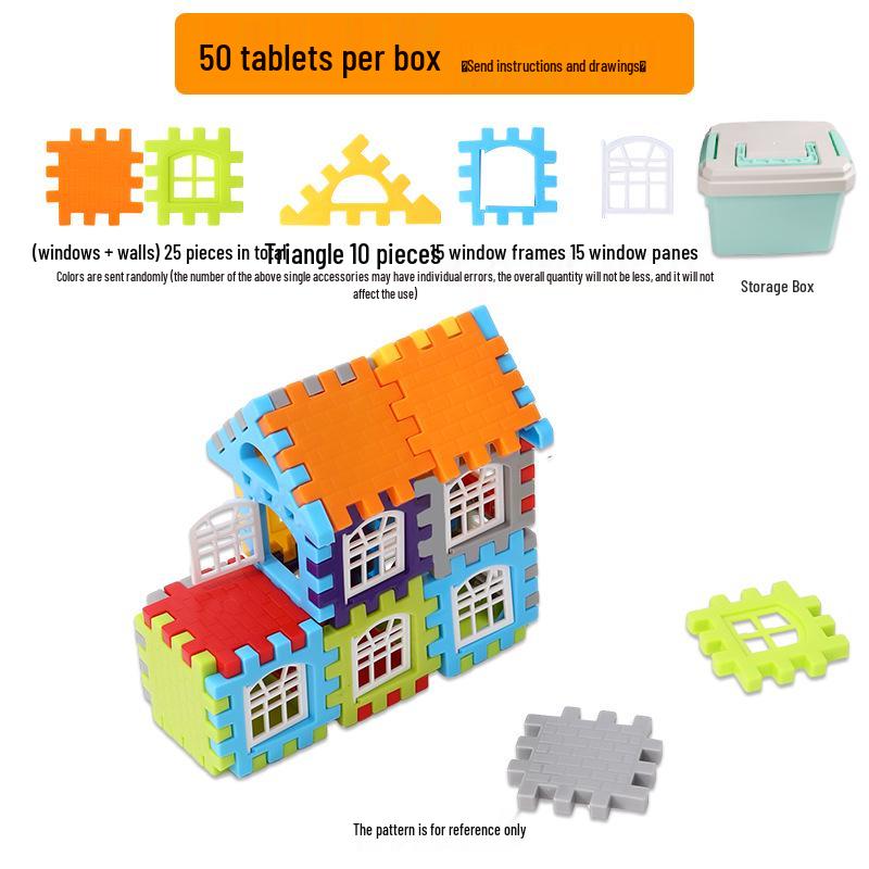 3D Puzzle Educational Building Blocks Toy for Girls & Boys Ages 3-6