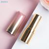 Glänzende metallische Lippenbalsam-Behälter – Leere Lippenstift-Tuben mit Gradient-Roségold-Silber-Finish, nachfüllbare Kosmetikverpackung