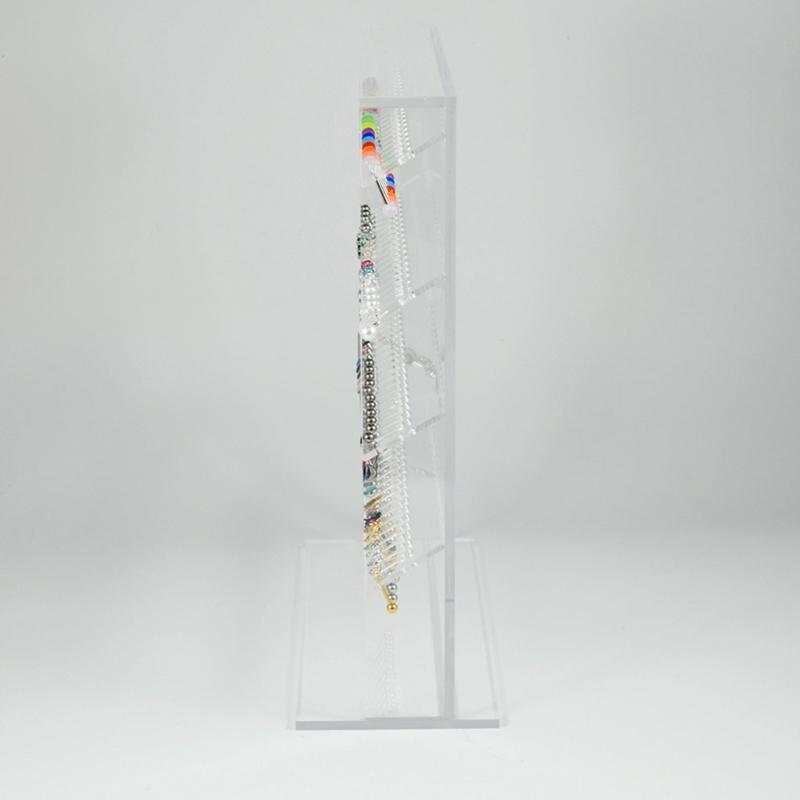 Acryl Transparent Schmuckständer Klar Mehrschichtige Ohrringe Halsketten Aufbewahrungspanel Zubehör Organizer