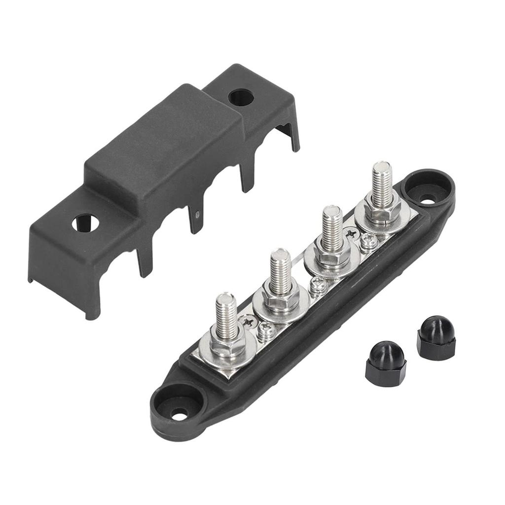 Busbar Box, M8 Terminal Stud Junction Block 250 Amp Rated (Red)