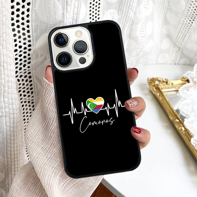 Comoros Flag Phone Case Cover For iPhone 17 Air 16 15 14 Plus for Apple 16 11 12 13 Pro Max Coque