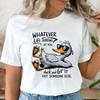 Whatever Life Throws At You Funny Sarcastic Shirt, Funny Duck T-Shirt, Snarky Retro Tee, Funny Adult Gift, Sarcastic Sayings T-Shirt