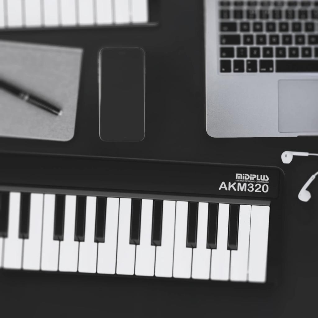 MIDIPLUS AKM320 MIDI Keyboard Controller (Black)