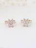 Minimalpiercing 14K Flower Ring Piercing Earrings