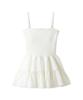 Snidel Tiered Peplum Barefoot Top SWNT242156 White Women's