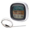 Meat Thermometer Digital Display Touch Screen Kitchen Timer Fork for Barbecue BBQ Cooking