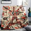 Paris Eiffel Tower Print Flannel Blanket, High quality Comfortable for All Seasons, Home Decor, Warmth and Comfort, Perfect for Christmas Gifts93