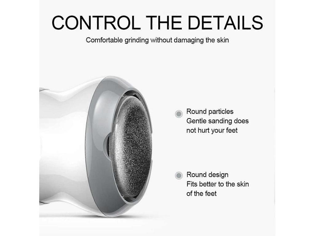 Professional Electric Foot File, USB-C Fast Charging, Soft and Healthy Feet at Home