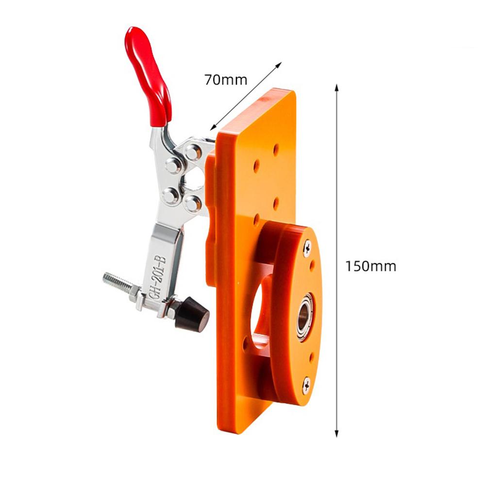 

Направляющая для сверления отверстий под петли шкафа с фиксатором-пробойником, шаблон для сверления отверстий, многофункциональный инструмент для самостоятельной деревообработки