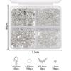500Pcs/Box Jewelry Making Kit Lobster Clasps & Jump Rings With Box For Diy Chain Necklace Bracelet Anklet Supplies Connectors