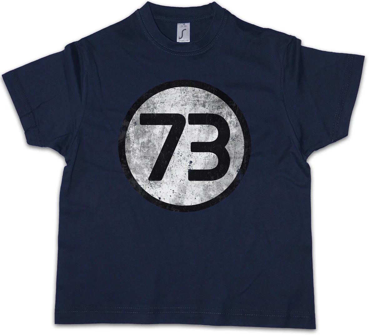 THE BIG BANG NUMBER 73 THEORY VINTAGE LOGO III Kids Boys kids boys T-Shirt Sheldon Number 110