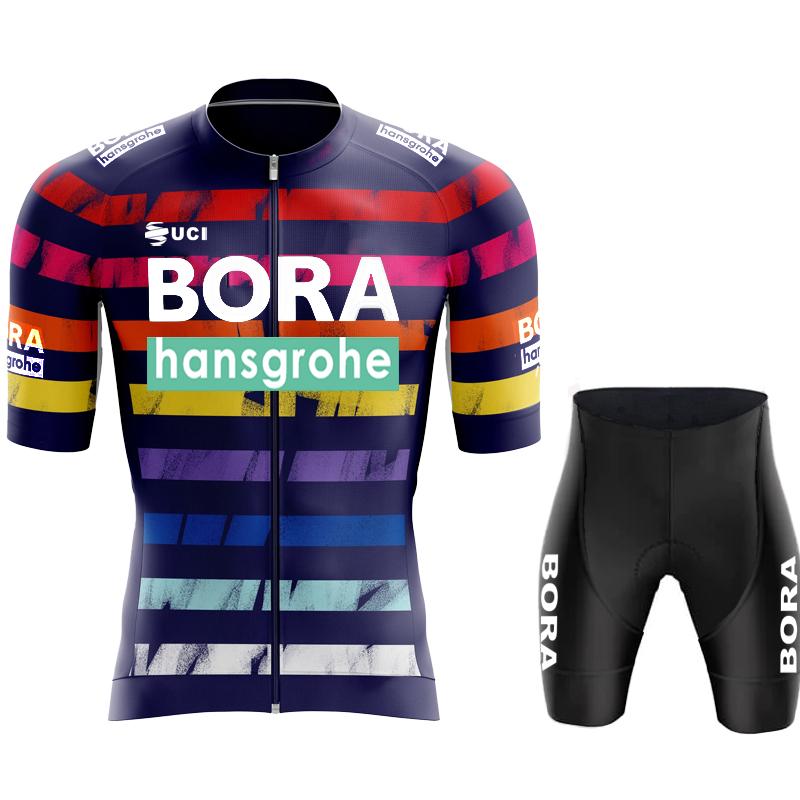 Mens Cycling Clothes Uniform Complete 2025 Men's Pants Gel Bicycle Equipment Jersey Man Summer Clothing Mtb Shorts Set