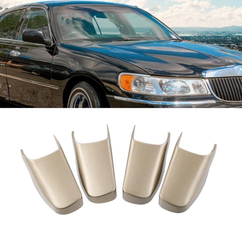 Door Interior Pull Handle Strap End Caps Car 3W1Z5422670AA Door Handle Replacement Set