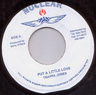 7inch Record TANYA STEPHENS / TRAPPA JONES - Same Ol Bitch / Put A Little Love NONE Nuclear Jamaica Reggae, Ska & Dub Used