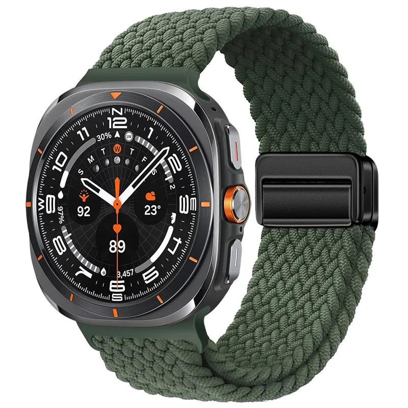 

Магнитный ремешок для Samsung Galaxy Watch Ultra 47 мм Correa Нейлоновый браслет-петля для Samsung Galaxy Watch Ultra Аксессуары для ремешка Galaxy Ultra 47mm