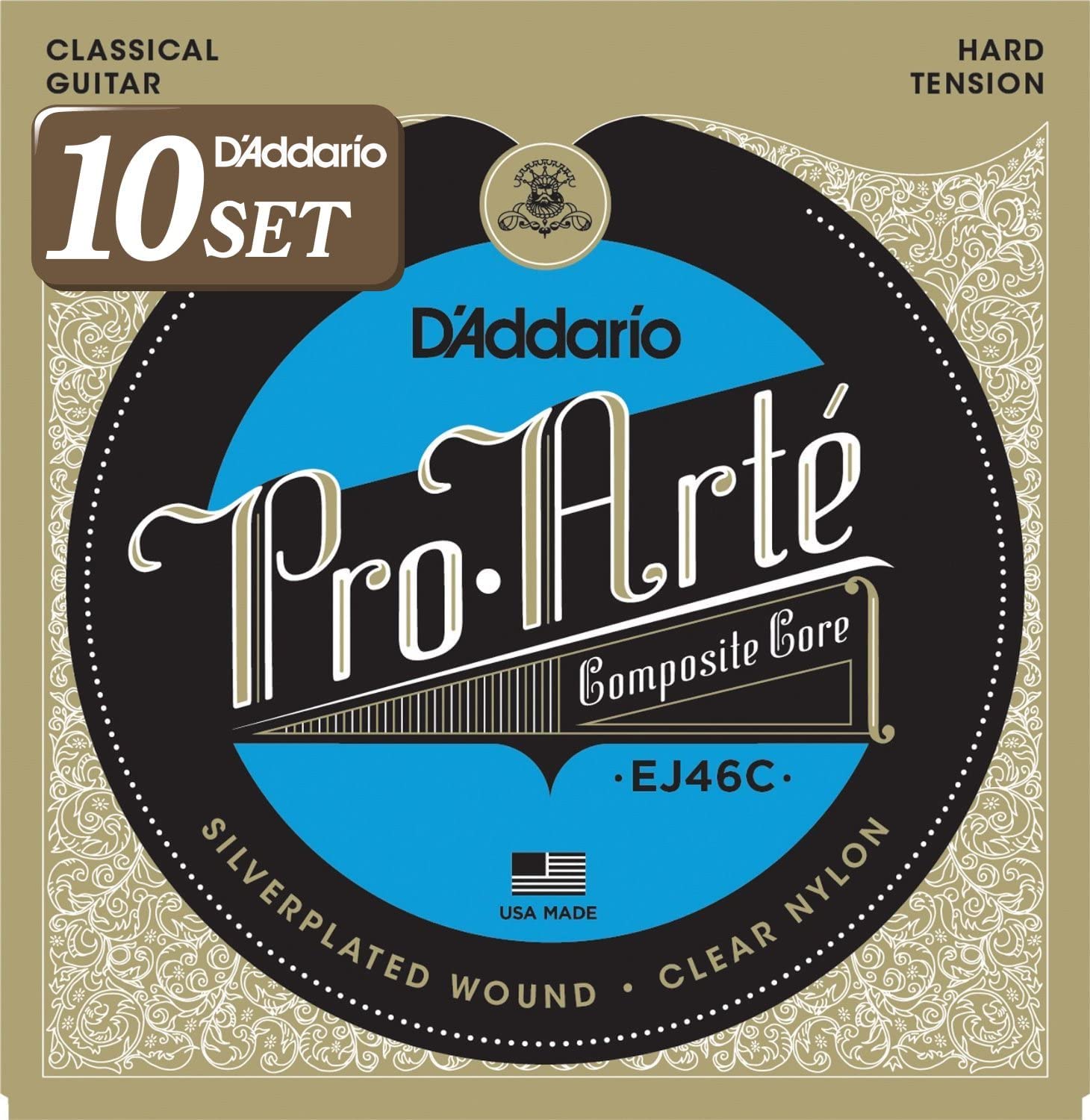 

Струны для классической гитары Pro Arte Composite Hard EJ46C x 10 Set D Addario Long-Lasting []