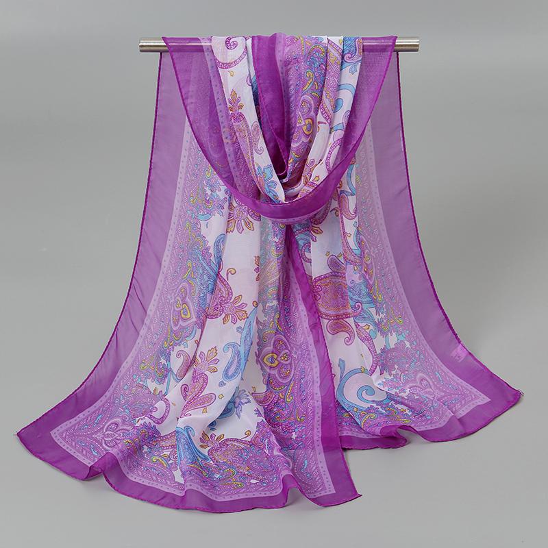 Fashion Women Printed Beach Scarf Bohemia Flower Summer Hijab Shawls And Wraps Female Foulard Sunscreen Sun Protection Shawls