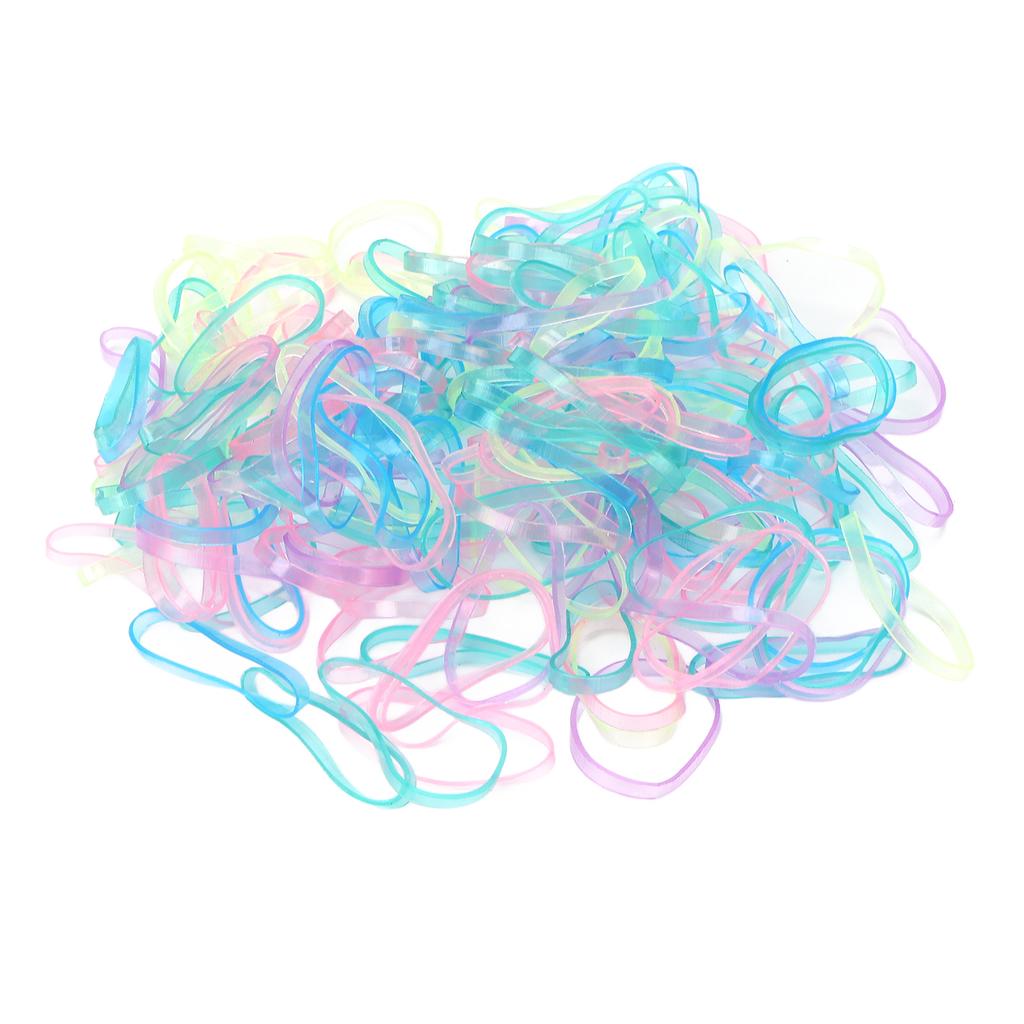 Plastic Hair Ties Multicolor Mini Elastic Hair Bands for Kids Baby Girls Hair Styling