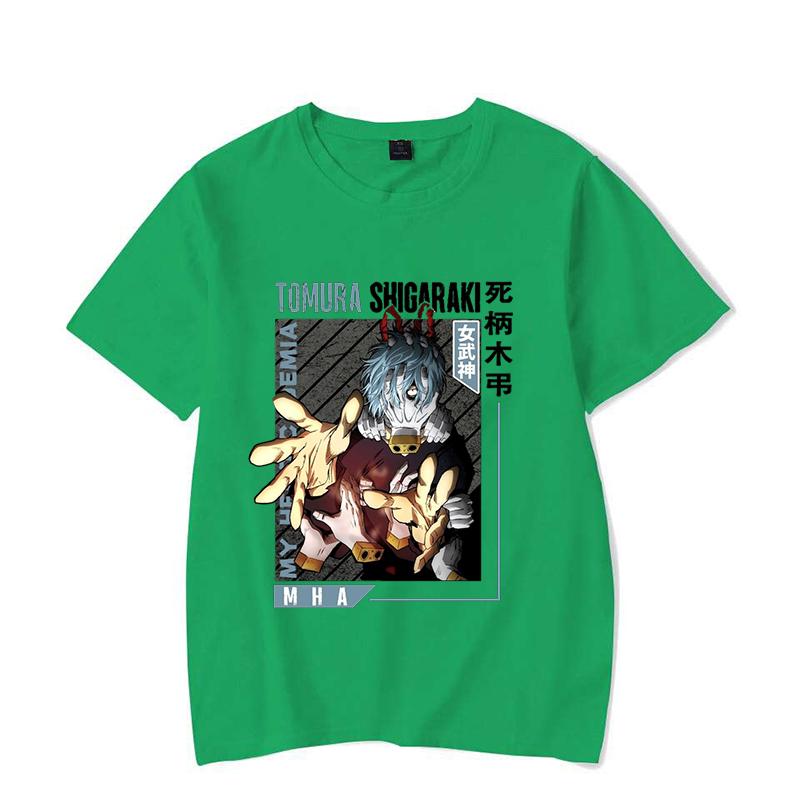 

New Shigaraki Tomura Print T Shirts Women Men Casual Round Neck Tees Top Summer Cool Anime Loose Short Sleeve 4XL