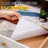 Waterproof Shelf Liners for Kitchen Cabinet Drawer Non-Adhesive Non-Slip Kitchen Shelf Liners Shelf Paper Double Protection Design Cupboard Mat