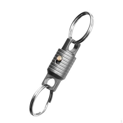 Quick Release Keychain 360° Rotating Key Chain Connector Versatile Compact Detachable Clip
