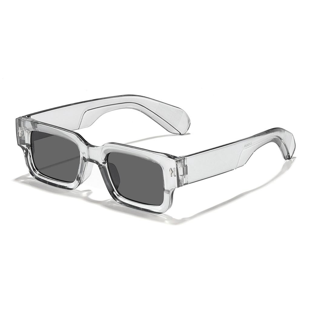 1 PIEZA Gafas de Sol Rectangulares de Lujo para Mujer Hombre Marca de Diseñador Gafas de Sol Casuales Unisex Montura de Plástico Gafas de Sol para Exteriores Modernas