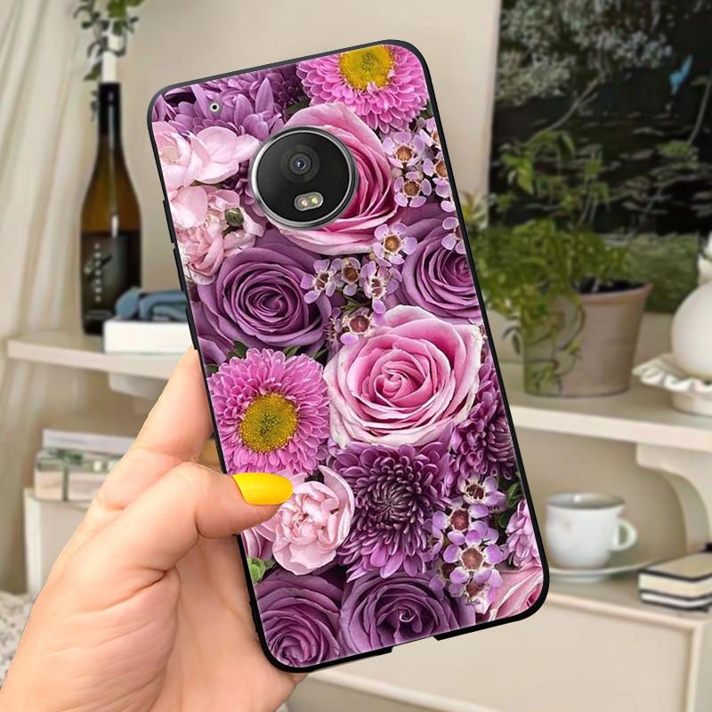 Case For Motorola Moto G5 Plus Cover XT1684 XT1685 XT1687 XT1686 Funda Cute Cat Phone Case For Moto G5 Plus G5Plus Soft Coque
