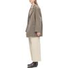 UNIQLO Solid Color Slim Fit Single Breasted Coat Women coats Dark-Beige 453868-32